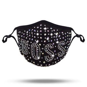 Rhinestone BOSS Facemask